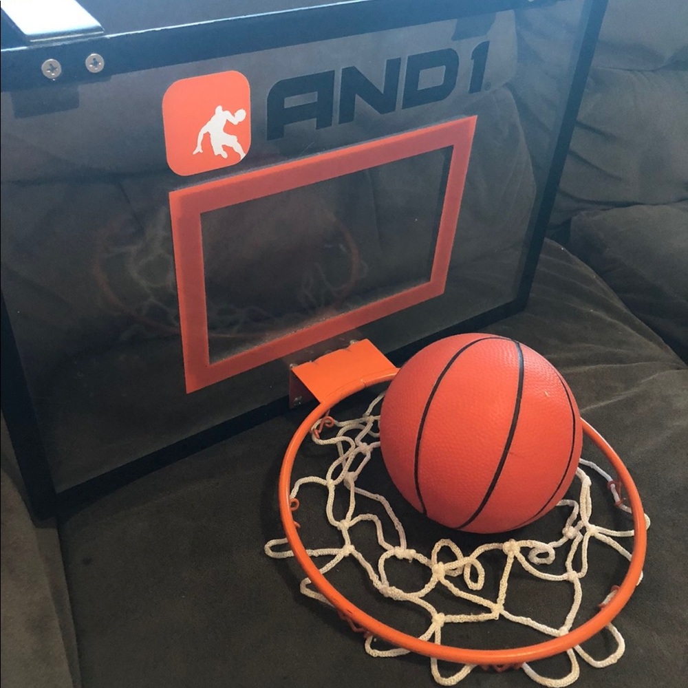 AND1 Basketball Net and Basketball
